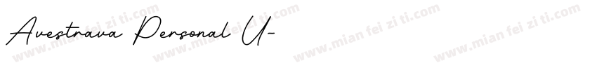 Avestrava Personal U字体转换